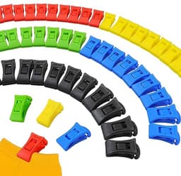 Sokkenklemmen voor wasmachine en droger - 50 stuks sokkenhouders en sokkenclips — thumbnail 1