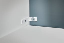 Wasmachine kast met verhoger - Wasmachine kast - Wasmachine ombouw meubel - Wit - Wasmachine ombouw kast - Hoogte 162 cm — thumbnail 2