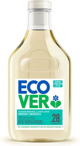 Ecover - Vloeibaar Wasmiddel Universal - Voordeelverpakking 6 x 1.43 L - 128 wasbeurten - Plantaardig & Biologisch afbreekbaar - Krachtige reiniging bij 20°C - Frisse geur — thumbnail 4