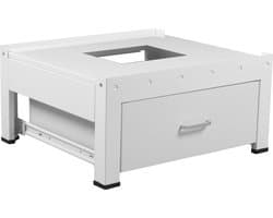 Wasmachine verhoger Ard – Verstelbaar – Met opberglade – Wit — afbeelding 1
