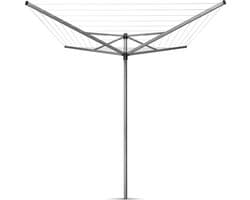 Brabantia Topspinner Droogmolen - met Metalen Grondanker - 40 m - Metallic Grey