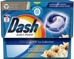 Dash All in 1 Pods Lenor Amber & Orchidee - 17 Wasbeurten