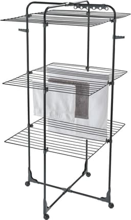 Leifheit Classic droogtoren 340 - 146 x 69 x 73 cm - 34 m drooglengte - zwart — thumbnail 5