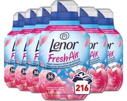Lenor Fresh Air Wasverzachter Fleurige Bloesem - 6 x 36 Wasbeurten