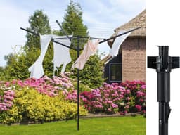 Fameilleur droogmolen- wasrek- rek om te drogen- waslijn- drooglijn- was rek- was lijn- droog molen-Buitenwaslijn-buiten waslijn- was lijn-Wasdroger-Tuin droogmolen-Drooglijn voor balkon-Compact droogrek- inklapbaar — thumbnail 2