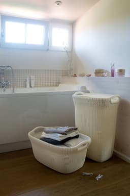 Curver Knit Wasmand met deksel - 57L - 2 stuks - Wit — thumbnail 4