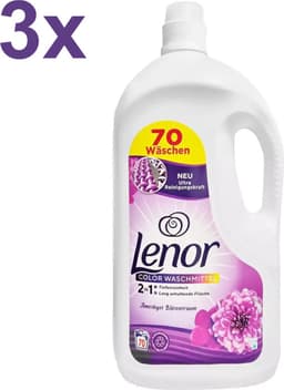 Lenor – Color – Amethist Bloemdroom – 2-in-1 Wasmiddel – 3x 3,85 L – 210 Wasbeurten - Voordeelverpakking — thumbnail 1