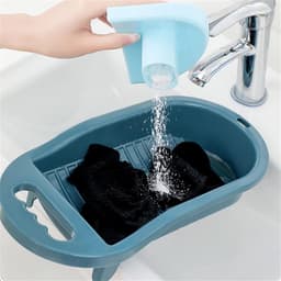 IBBO® - Wasbord - Mini-handwasbord - Gebruikt Om Kleding En Kleine Artikelen - Met De Hand Te Wassen - Ondergoed Washboard - Instrument Washboard - Washboard Voor Kinderen - Handmatige Wasmachine - Niet-elektrisch — thumbnail 4