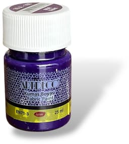 Textielverf 25ml – Wasbare Stoffenverf voor Kleding & Accessoires – Ideaal voor DIY, T-Shirts, Katoen, Canvas – paars — thumbnail 1