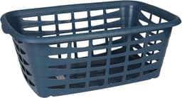 5Five Kunststof wasmand - blauw - 40 liter - 66 x 45 x 24 cm - manden voor wasgoed — thumbnail 2