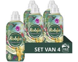 Robijn - Wasverzachter - Paradise Secret - 4 flessen - 156 wasbeurten - Voordeelverpakking