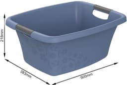 Rotho Flowers Wasmand 25L Horizon Blauw — thumbnail 3