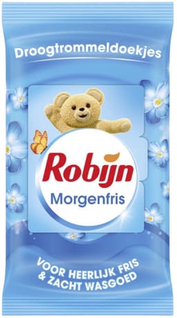 Robijn Intense Morgenfris Droogtrommeldoekjes - 9 x 20 stuks - Voordeelverpakking — thumbnail 2
