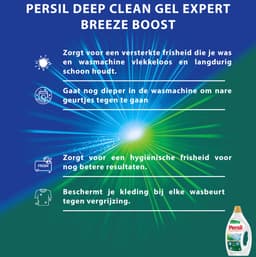 Persil Gel Breeze Boost - Vloeibaar Wasmiddel - Krachtige Vlekverwijdering - Higiënische Frisheid - Voordeelverpakking - 4 x 29 Wasbeurten — thumbnail 5
