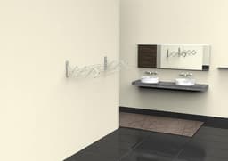 Handdoekrek Radiator - Badkamer - Droogrek - Zilver — thumbnail 2