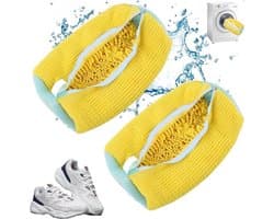Waszakken - 2 delige wasnet met rits - Waszakken voor sneakers ,schoenen- 39 x 19 Cm | - Herbruikbaar | Shoe Laundry bag|Waszak wasmachine