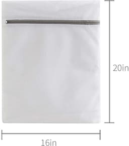 Waszakken van mesh (4 stuks, 40 x 50 cm), stijlvolle waszakken geschikt voor studentenkamers, slaapzalen en opslag. — thumbnail 5
