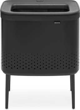 Brabantia Bo Wasmand - met Deksel - 60 l - Matt Black — thumbnail 2