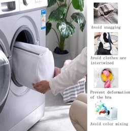 Mesh Waszakken - 7 Stuks Premium Fijnmazige Waszakken Met Ritssluiting - Waszakken Mesh Waszakken voor Wasmachine - Lingeriezakken voor Fijne Was, Geschikt voor Wasserij, Reizen — thumbnail 2
