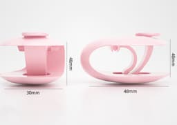 12 Stuks - Klemmen - Dekbed Knijpers - Roze&blauw - Dekbed Klemmen - voor dekens, dekbedden, bedlaken-bevestigingselementen, dekbed, knoopclips - kunststof - 48*48*30mm — thumbnail 5