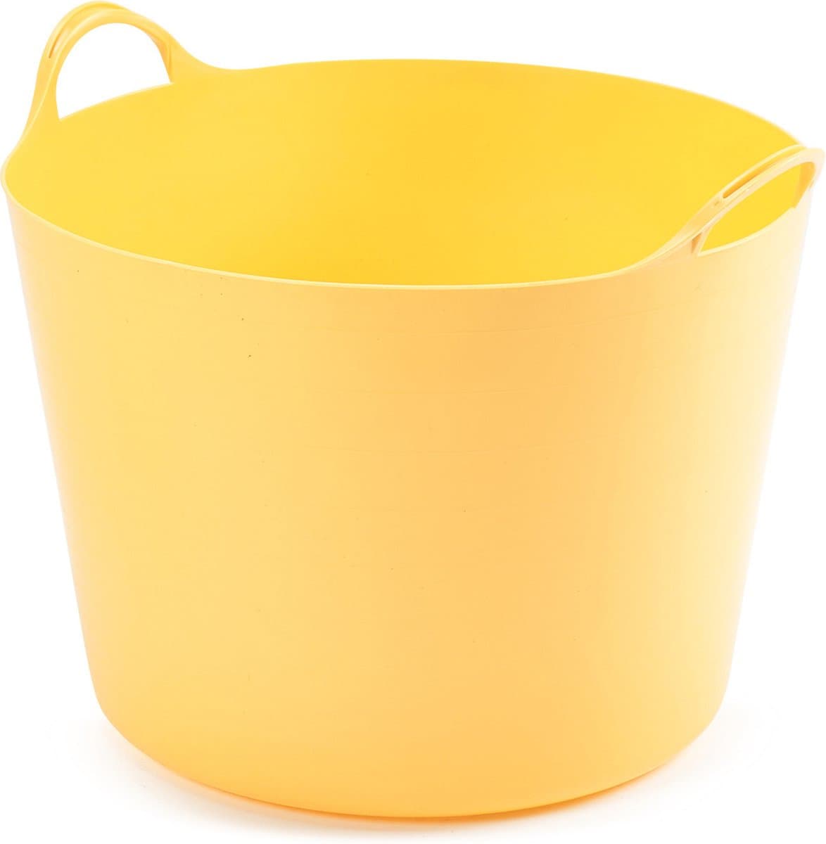 Whitefurze Flexibele emmer - 39 liter - Kunststof - Geel - 43 x 49 x 37 cm — afbeelding 1