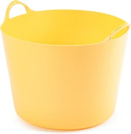 Whitefurze Flexibele emmer - 39 liter - Kunststof - Geel - 43 x 49 x 37 cm — thumbnail 1