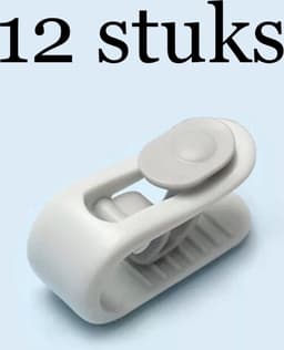 Dekbedclips - Dekbed Klemmen - Dekbed Clips - 12 STUKS - Knijpers - Laken - Deken - Groen — thumbnail 3