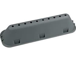 3st - Wasrib trommelrib 10 gaatjes 6 klemmen - 183x53x40mm - meenemer trommel voor wasmachine - geschikt voor Ariston Blue Air Hotpoint Indesit