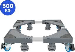 VanDijck Wasmachine Verhoger - 4 Wielen en 8 Poten - 42-75 cm - 500 kg — thumbnail 1