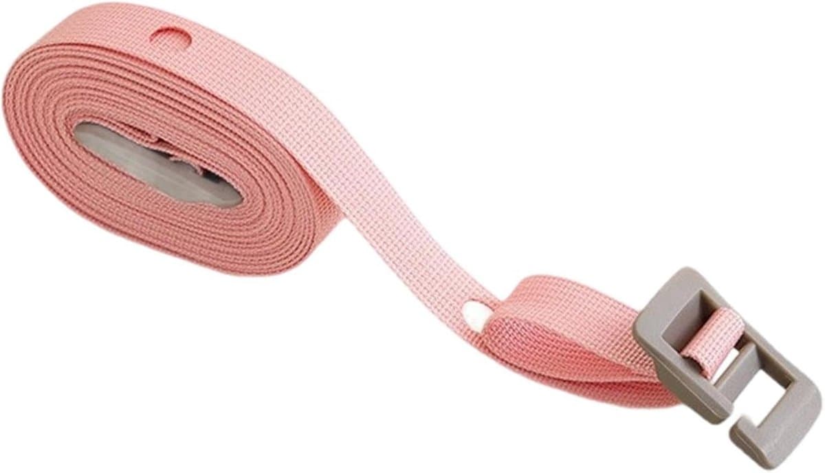 Waslijn - Kledinglijn touw - Reizen en kamperen - Winddicht en verstelbaar - 35 meter - Roze — afbeelding 1
