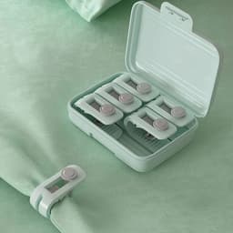 carmdering - Bettdeken Clips - Dekbed Klemmen - Beddengoed Bevestiger - Hoge Elasticiteit - Anti-Slip Ontwerp - Duurzaam ABS - Veelzijdig Gebruik - Snelle Installatie - 12 Stuks — thumbnail 5