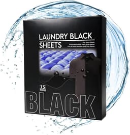 Textielverf Vellen - Kleurherstel - Kleding Opfrissen - Oplosbaar in Wasmachine - 15 Stuks - Zwart — thumbnail 1