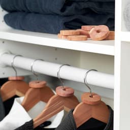 Cederhouten Ringen - Kastverfrisser Hanger - Kasten Fris Houden - Natuurlijke Rode Ceder - Set van 20 - Houtkleurig — thumbnail 3