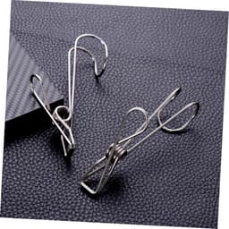 Roestvrijstalen Waslijners - Wasknijpers Clips - Kleding Ophangen - Winddicht Stevig - 10 stuks - Zilver — thumbnail 2