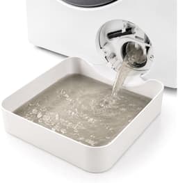 Lekbak wasmachine - set 4 stuks（Waterbak + universele geleideschoep + moer + Samsung geleideschoep）- 17,8 ×17,8cm - Lekbak voor Wasmachine en Vaatwasser - Vloerbescherming tegen waterschade - universele - wateropvangbak voor kelder, woning, camper — thumbnail 2