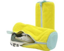 2 Stuks Waszakken voor Sneakers en Schoenen, Herbruikbare Wasnetten met Rits voor de Wasmachine, Ideaal voor Kleding en Onderhoud
