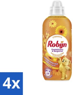 4 x Robijn Classics - Passiebloem & Bergamot - Wasverzachter - 33 Wasbeurten - Wasverzachter - Wasmiddel - Passiebloem - Bergamot - Biologisch Afbreekbaar — thumbnail 2