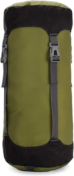 Compressiezak voor slaapzak, lichte compressiezak voor het opbergen van kleding, waterdicht, compact voor kamperen, wandelen, reizen, trekking — thumbnail 2