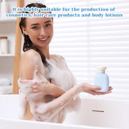 3.4 oz Plastic Kleine Reisshampoo Flessen, 4-Pack Lege Hervulbare Lekvrije Knijpflessen met Draaikoppeling voor Toiletartikelen Conditioner Lotion Crèmes Lichaamswas, Inclusief Etiketten (Groen, Blauw — thumbnail 2