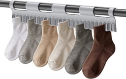 PIPIPOXER- Wasrek Inklapbaar-Droogrek-Staand Droogrek Inklapbaar-Met 3 sokkenclips-Wastoren-Ruimtebesparend Wasrek -75x49x170 CM-Ecologisch Was Drogen- grijs — thumbnail 2