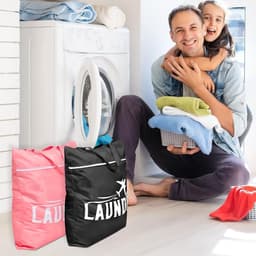 Grote Reiswaszak Set van 2 - Wasbare Waterdichte Tas voor Nat Kleding, Badkleding en Sportaccessoires voor Gym en Yoga — thumbnail 3
