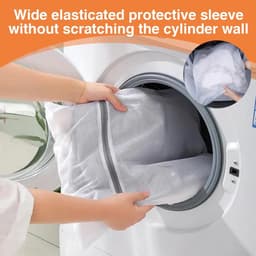 4 pieces laundry nets, laundry bag, laundry bag with zip, large laundry bag to prevent deformation and folding of - ShopVlot — thumbnail 3