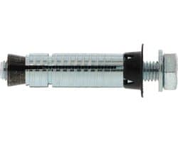 Spit Anker - Bevestigingsanker Plug - Muurbevestiging Maken - Met Schroef - 10/16/25 - Zilverkleurig