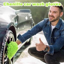 Autowasset, 3-delig, autowashandschoen, super absorberend, zonder krassen voor auto- en motoronderhoud — thumbnail 3