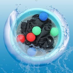 5 pcs droogballen, herbruikbare droogballen, droogballen voor wasdrogers, egelballen, droogballen voor wasdrogers en kledingdrogers — thumbnail 1