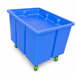 Veerbodem wasmand voor wasserij en stomerij - 600 Litre / 60kg veer — thumbnail 4