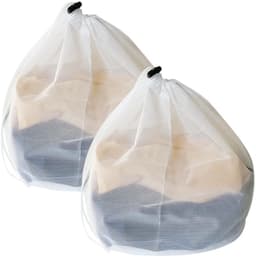 Netwaszakken 2 stuks - draagbaar - fijn net voor wasmachine - bescherming van delicate kleding - ShopVlot — thumbnail 1