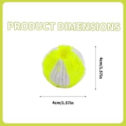 SnelShoppen - 16 stuks wasballen voor wasmachine, pluisballen, herbruikbaar, dierenhaarverwijderaar, nylon en PP, microvezel, ideaal voor kleding en k — thumbnail 5