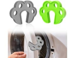 2x Deursluiting voor wasmachine - 10*8*1.6cm - Siliconen - Deursteun voor wasmachine - Deurstopper - Vingerbescherming - Demping voorkomen - Ventilatie en geurpreventie - Wasmachineaccessoires - Deur openen en drogen - Voor wasmachines en drogers