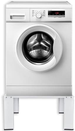 Wasmachine Onderstel - Apparaat Verhoger - Comfortabel Wassen - Stabiele Stalen Constructie - 63 x 54 x 31 cm - Wit — thumbnail 2